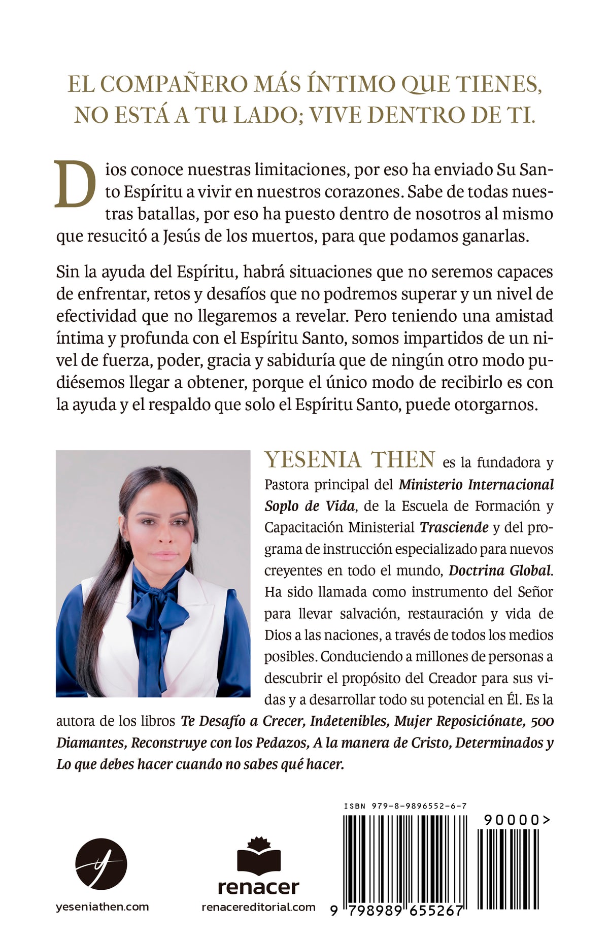 Cómo ser amigo del Espíritu Santo – Yesenia Then – libro cristiano en español – foto 2