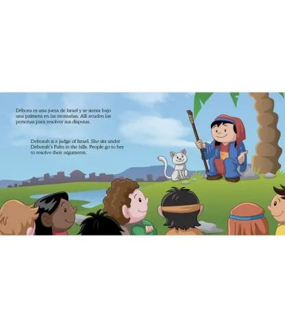Débora – Pequeños héroes de la Biblia / Little heroes of the Bible – Deborah – Biblia en español – foto 2