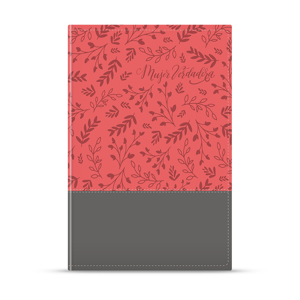 Biblia devocional Mujer Verdadera RVR60 - Duo-tono Coral – Biblia en español