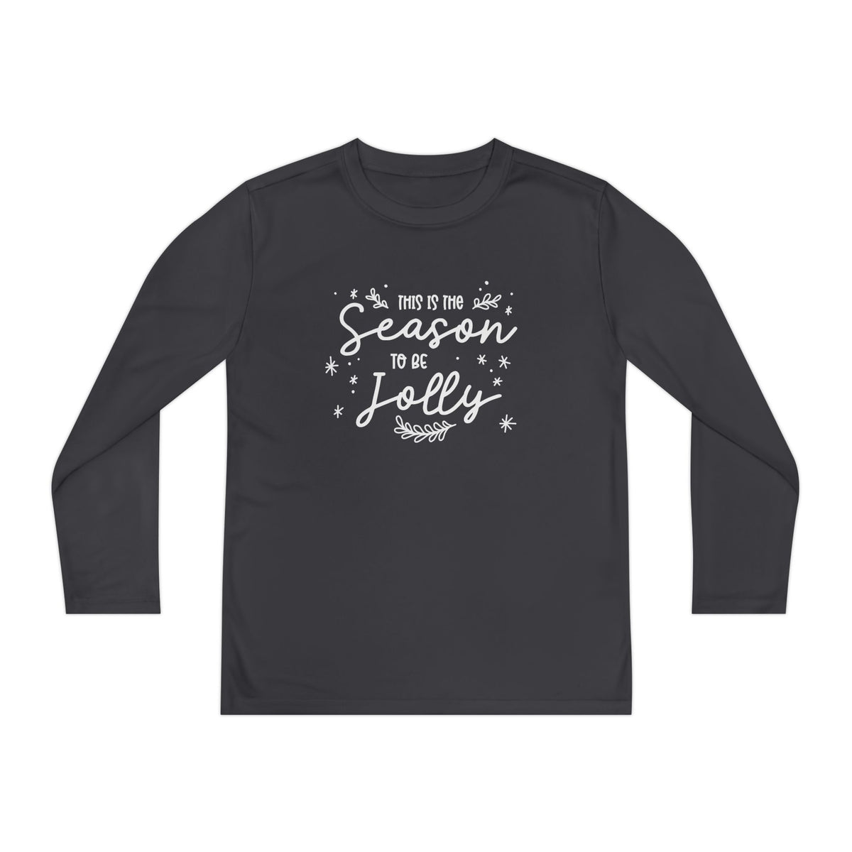 Youth Long Sleeve Competitor Tee Alegría – ropa cristiana para niños – foto 3
