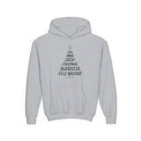 Youth Heavy Blend Hooded Sweatshirt Arbol Navidad