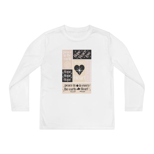 Youth Long Sleeve Competitor Tee Corazón