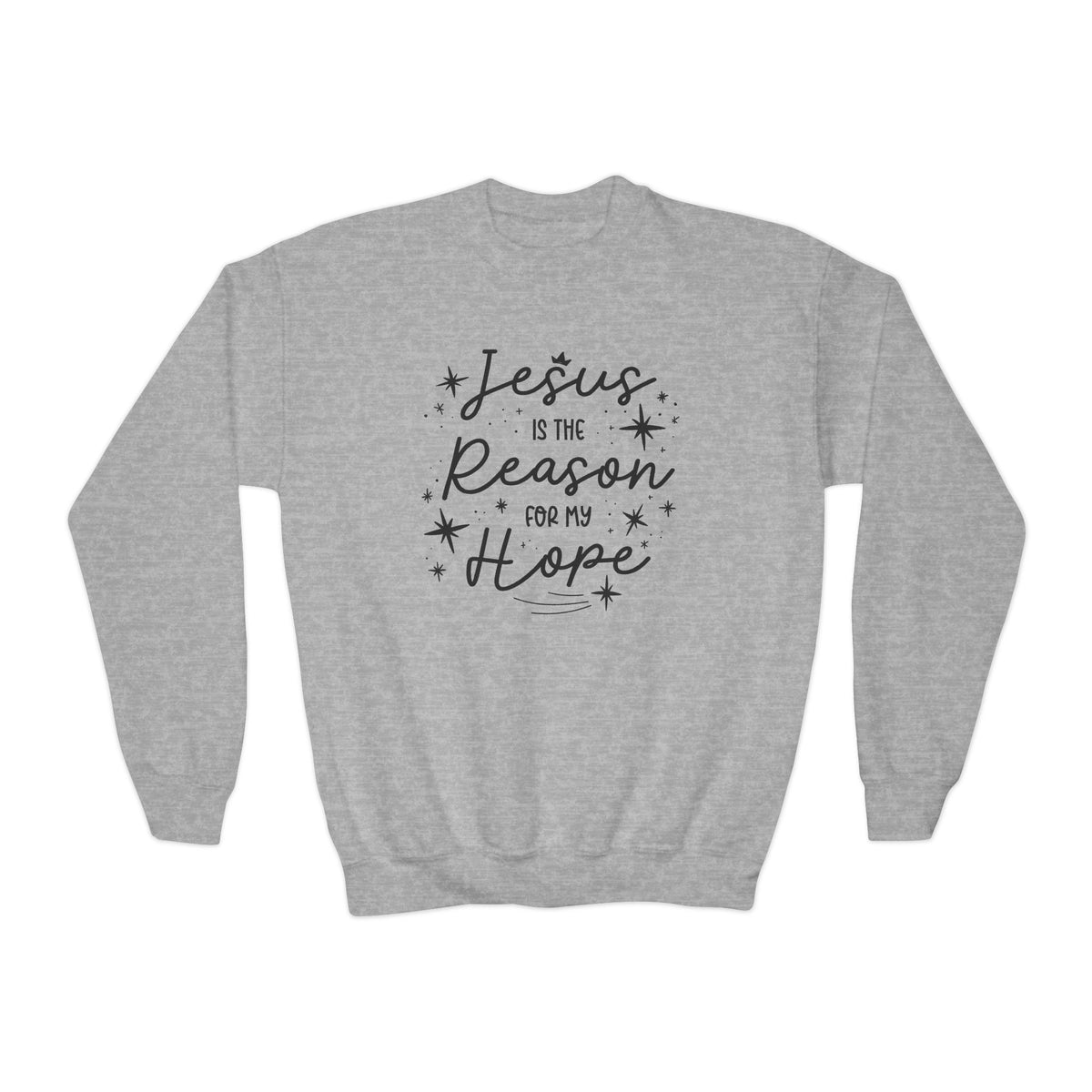 Youth Crewneck Sweatshirt Esperanza – ropa cristiana para niños – foto 2