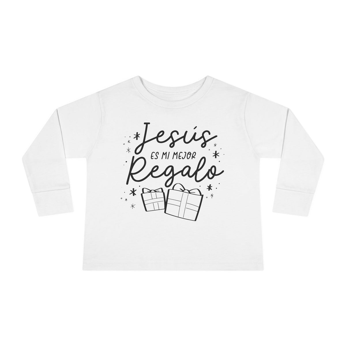 Toddler Long Sleeve Tee Jesús mi Regalo – ropa cristiana para niños – foto 2