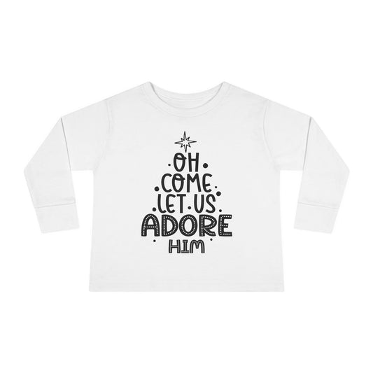 Toddler Long Sleeve Tee Adoremos