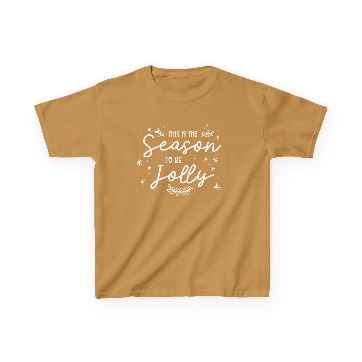 Kids Heavy Cotton™ Tee Temporada de Alegría – ropa cristiana para niños – foto 3
