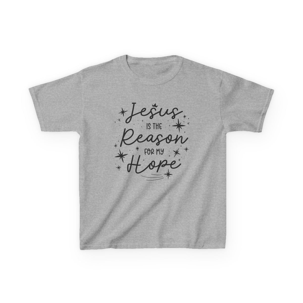 Kids Heavy Cotton™ Tee Jesus Esperanza – ropa cristiana para niños – foto 2