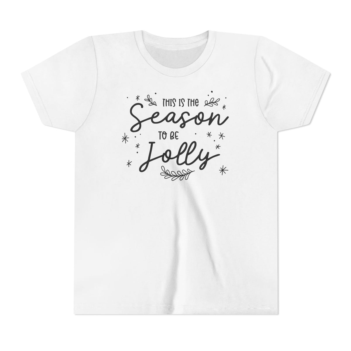 Youth Short Sleeve Tee temporada de Alegría – ropa cristiana para niños