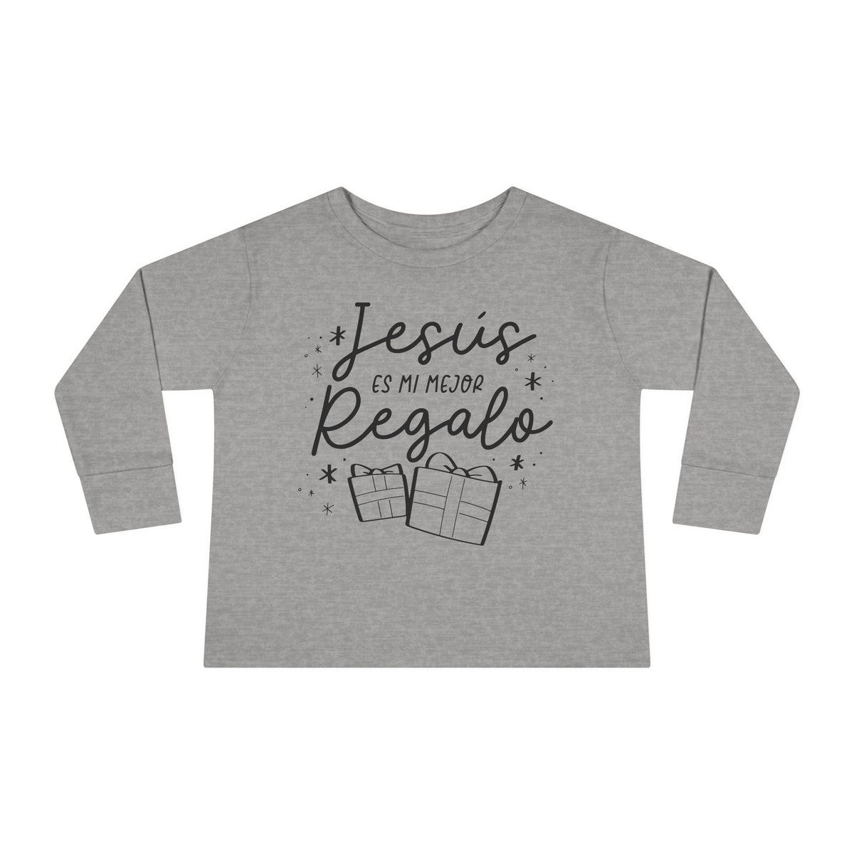 Toddler Long Sleeve Tee Jesús mi Regalo – ropa cristiana para niños – foto 3