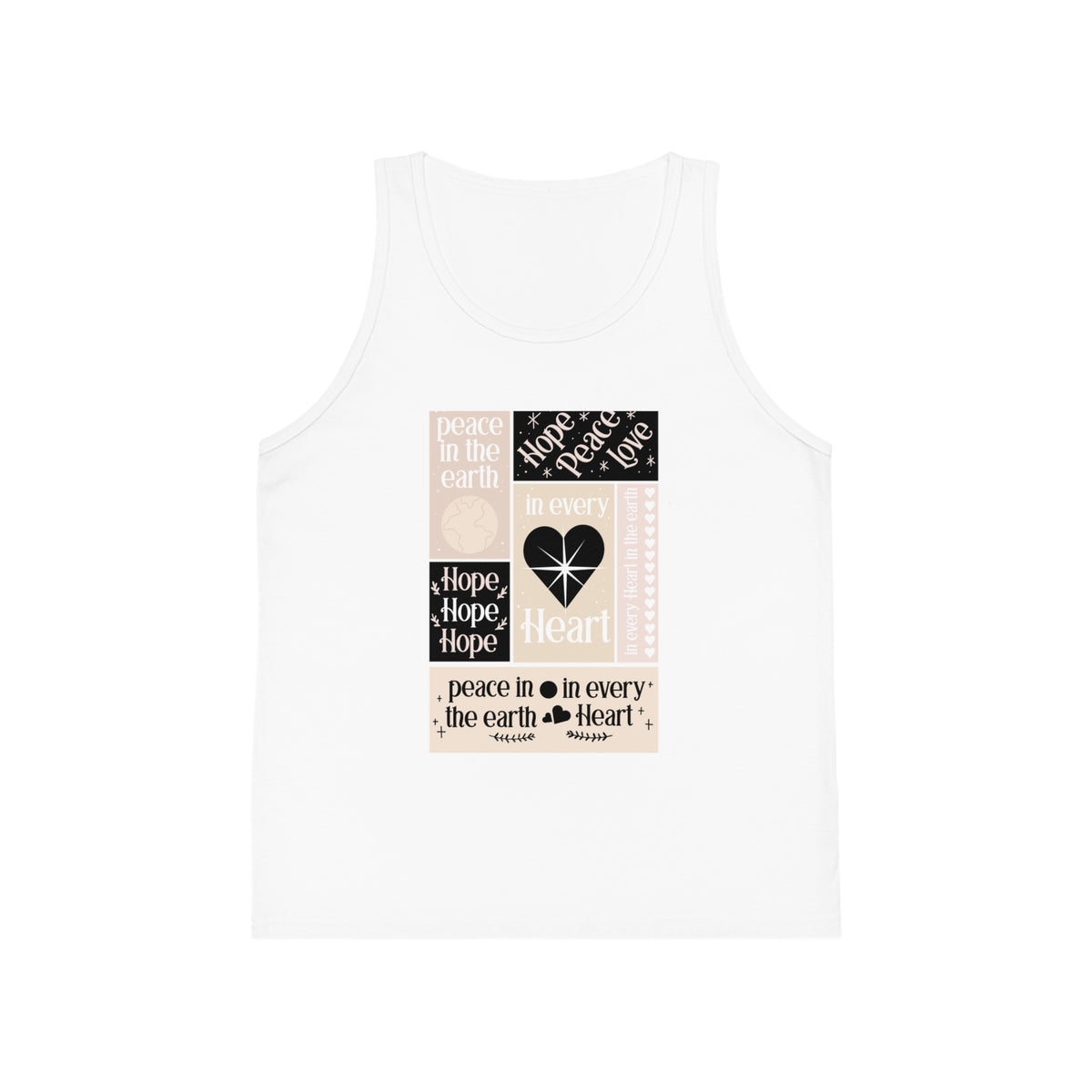 Kid's Jersey Tank Top Corazón – ropa cristiana para niños