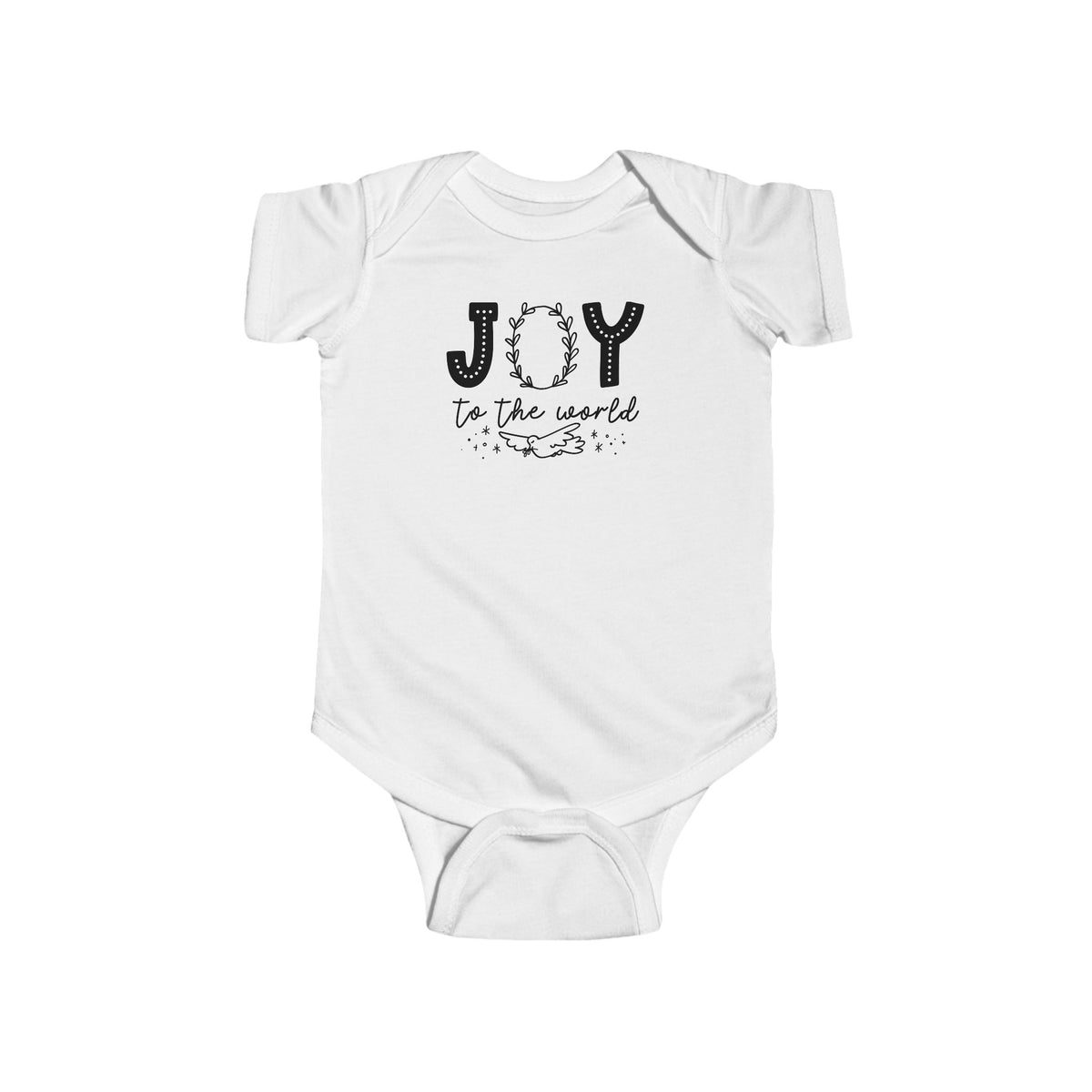 Infant Fine Jersey Bodysuit Alegría – ropa cristiana para niños