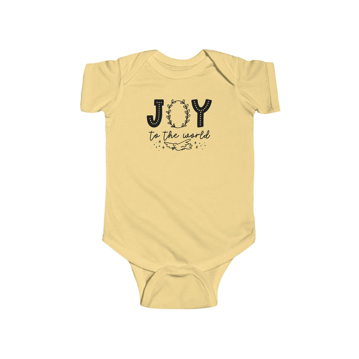 Infant Fine Jersey Bodysuit Alegría – ropa cristiana para niños – foto 3