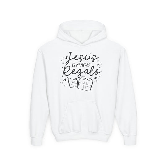 Youth Heavy Blend Hooded Sweatshirt Jesús mi Regalo