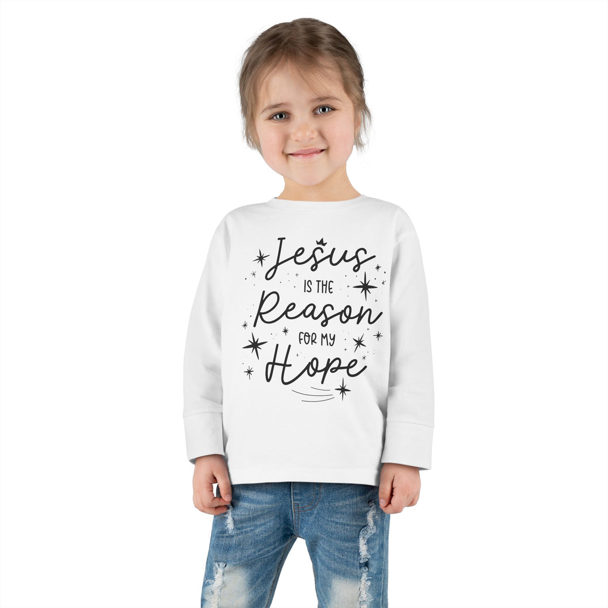 Toddler Long Sleeve Tee Esperanza – ropa cristiana para niños – foto 5