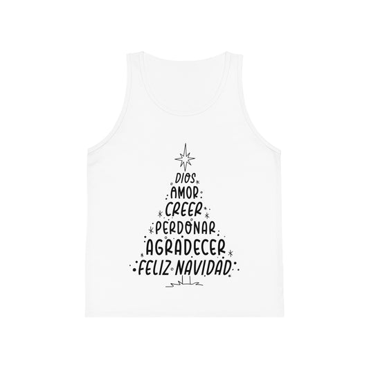 Kid's Jersey Tank Top Arbol Navidad