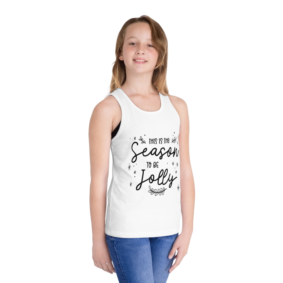 Kid's Jersey Tank Top Estación Alegría – ropa cristiana para niños – foto 3