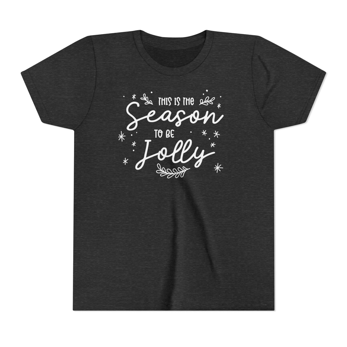 Youth Short Sleeve Tee temporada de Alegría – ropa cristiana para niños – foto 3