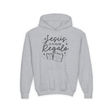 Youth Heavy Blend Hooded Sweatshirt Jesús mi Regalo