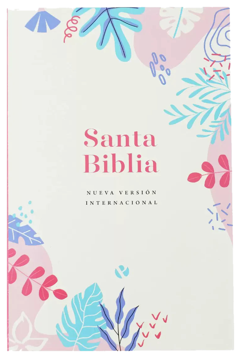 Biblia – Ultrafina – Tapa rustica Crema/Flores