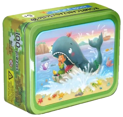 Jonás y el pez/ Jonah and the fish: Rompecabezas en 3D (3D puzzle)
