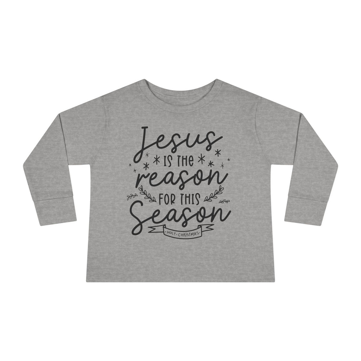 Toddler Long Sleeve Tee Jesús la Razón – ropa cristiana para niños – foto 2