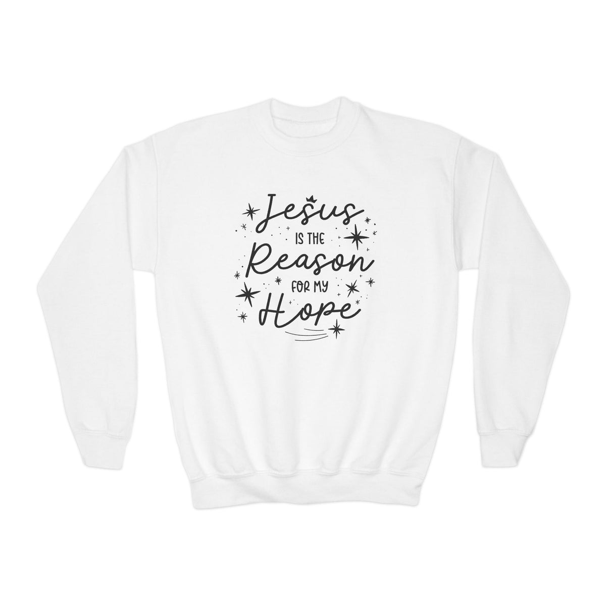 Youth Crewneck Sweatshirt Esperanza – ropa cristiana para niños