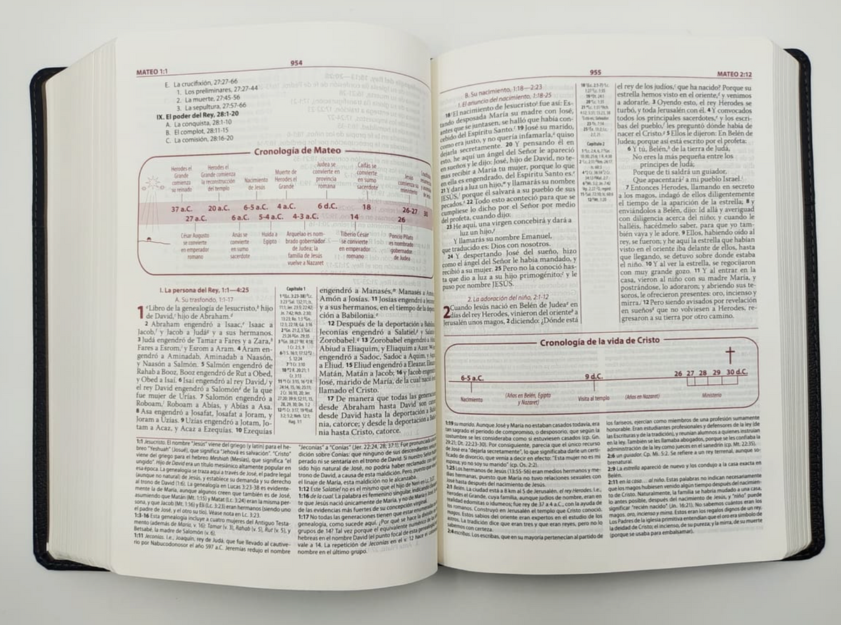 Biblia de Estudio Ryrie ampliada RVR60 (Duotono Negro) – Biblia en español – foto 2