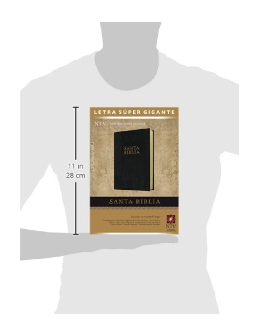 Santa Biblia NTV, Edición súper gigante (Letra Roja, SentiPiel, Negro) (Spanish Edition) – Biblia en español – foto 3