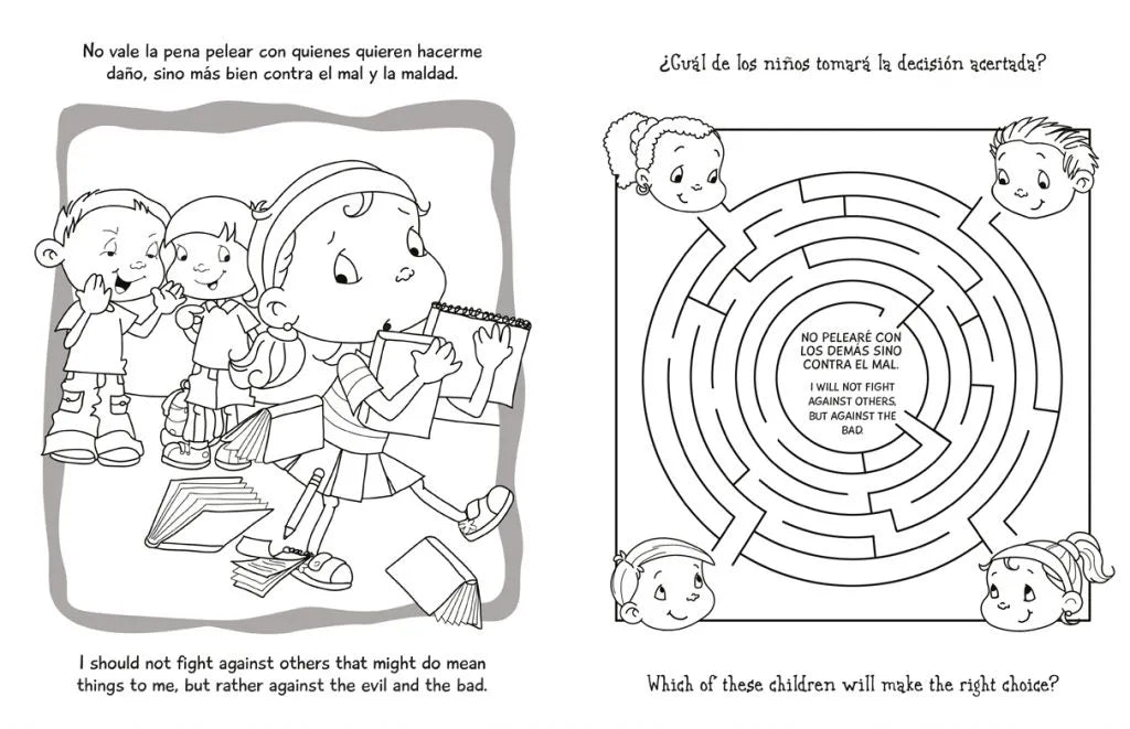 Efesios 6 – Cuaderno para colorear / Coloring book – Ephesians 6 – libro cristiano en español – foto 3