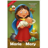 Libro de colorear Gigante - María Personajes de la Biblia / Giants Bible People - Mary Bible People