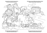 Libro de colorear Gigante - Noé Personajes de la Biblia / Giants Bible People - Noah Bible People