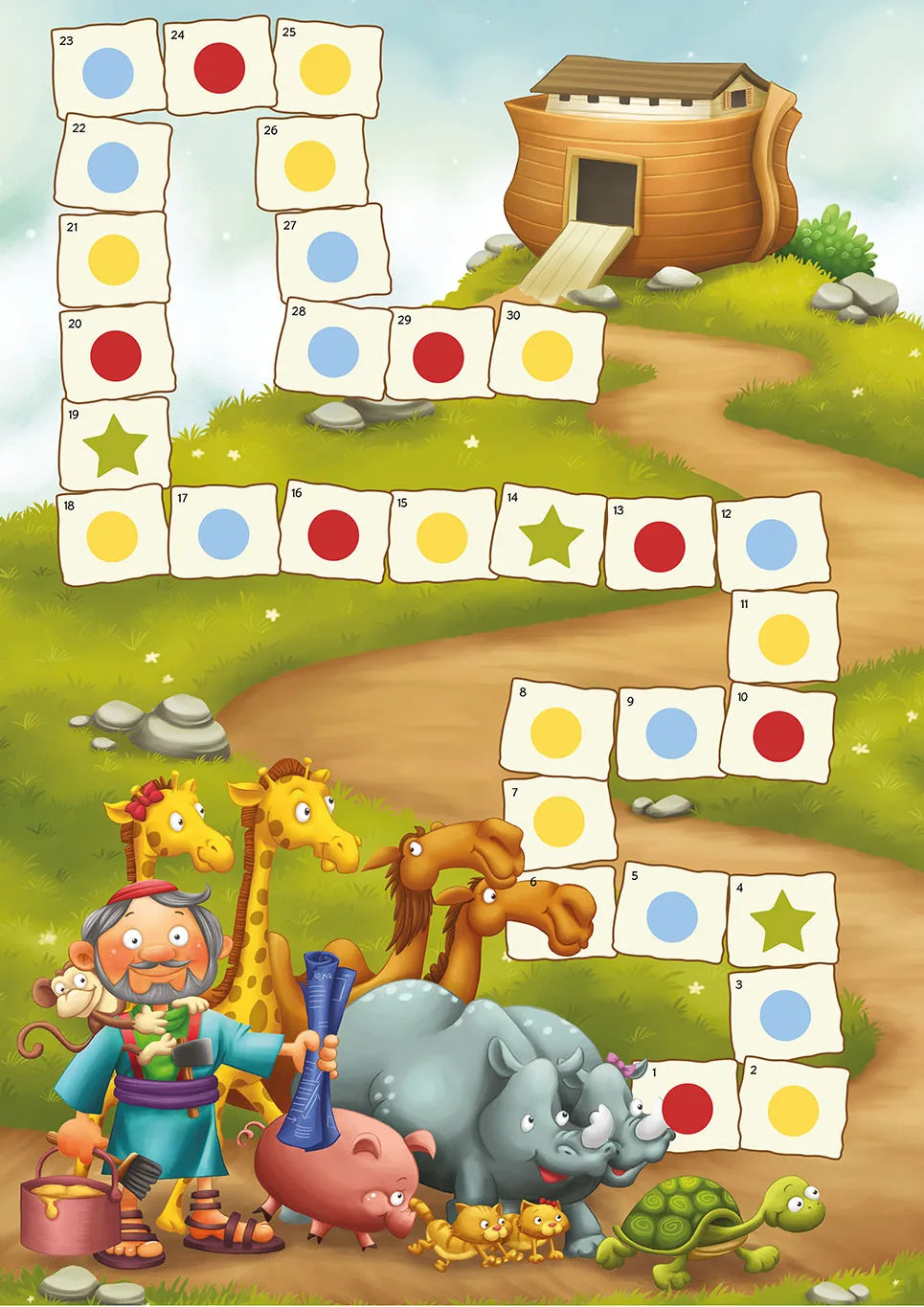 Libro de colorear Gigante - Noé Personajes de la Biblia / Giants Bible People - Noah Bible People – Biblia en español – foto 4