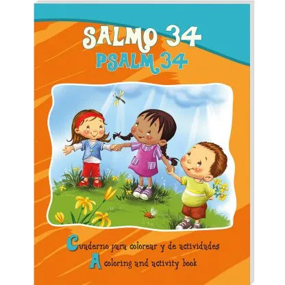 Salmo 34 – Cuaderno para colorear / Coloring book – Psalm 34