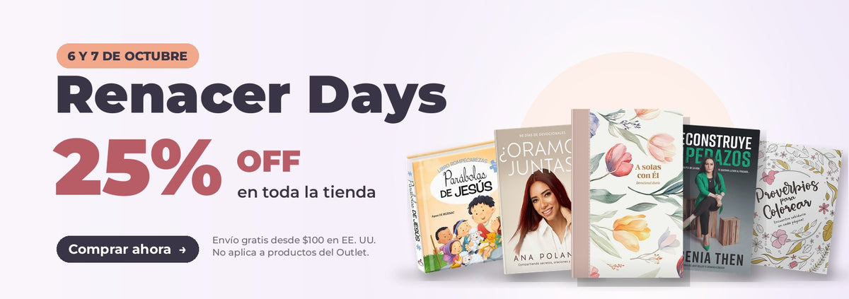 Renacer Days: 25% en toda la tienda, 6 y 7 de octubre