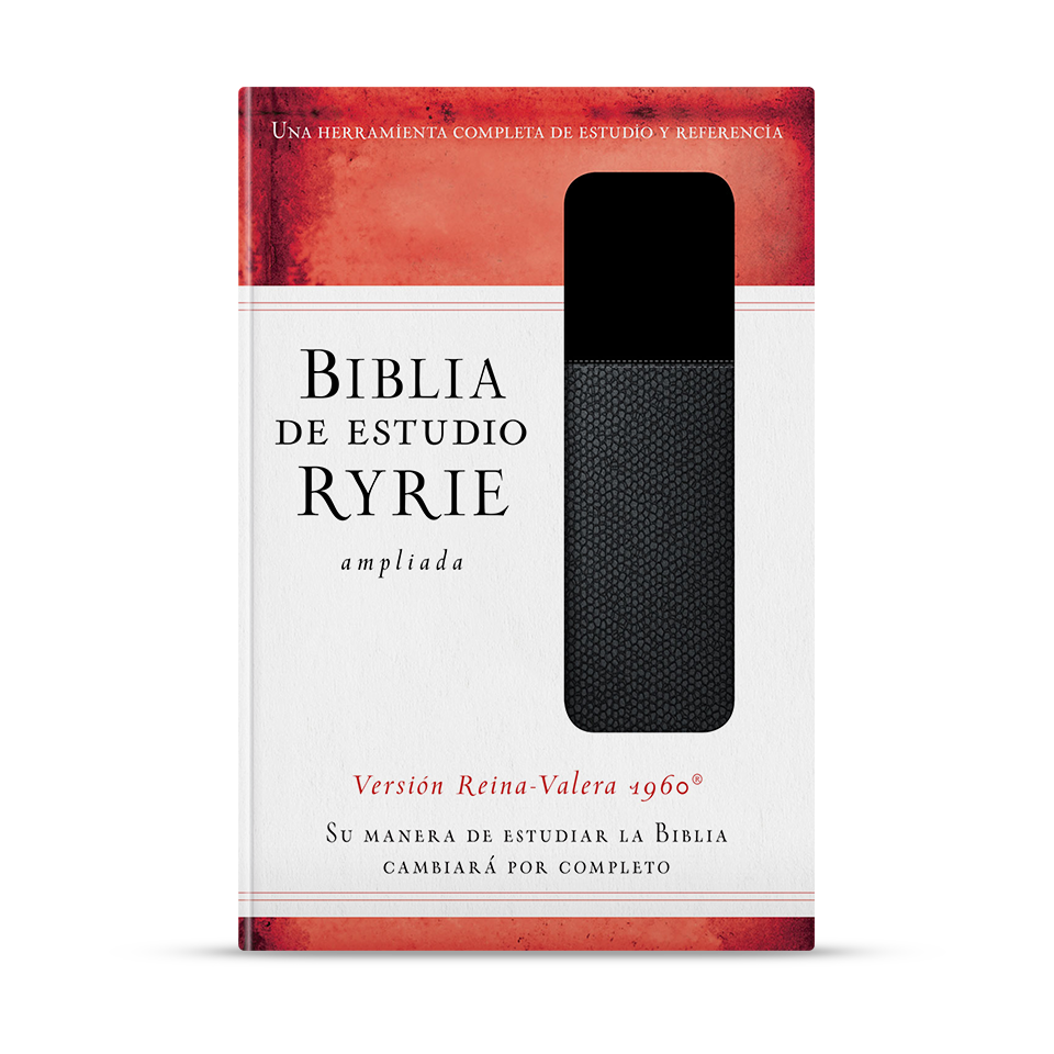 Biblia de Estudio Ryrie ampliada RVR60 (Duotono Negro) – Biblia en español