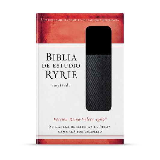Biblia de Estudio Ryrie ampliada RVR60 (Duotono Negro)