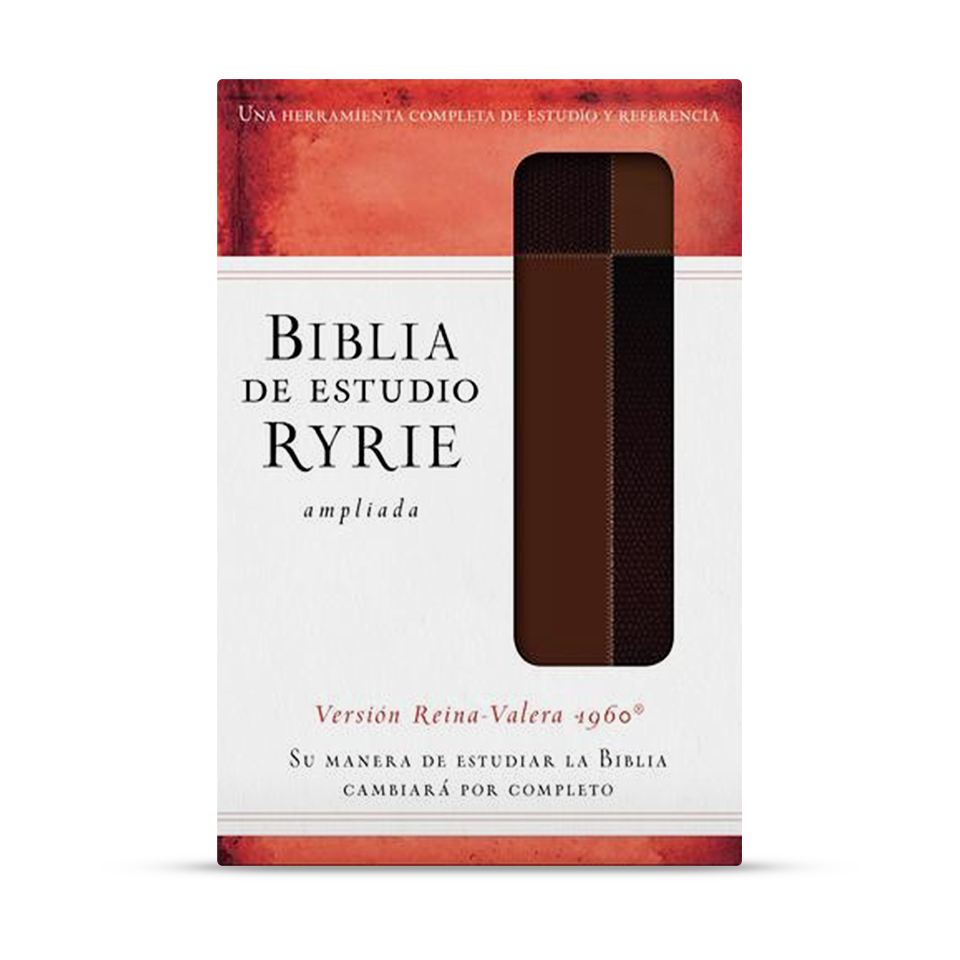 Biblia de Estudio Ryrie ampliada RVR60 (Duotono Marrón) – Biblia en español – foto 2