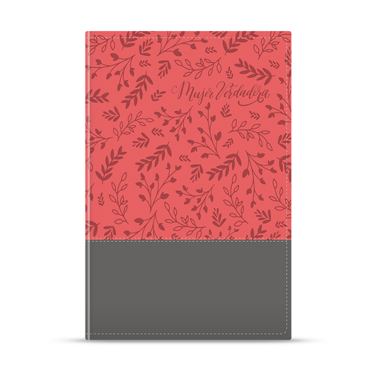 Biblia devocional Mujer Verdadera RVR60 - Duo-tono Coral